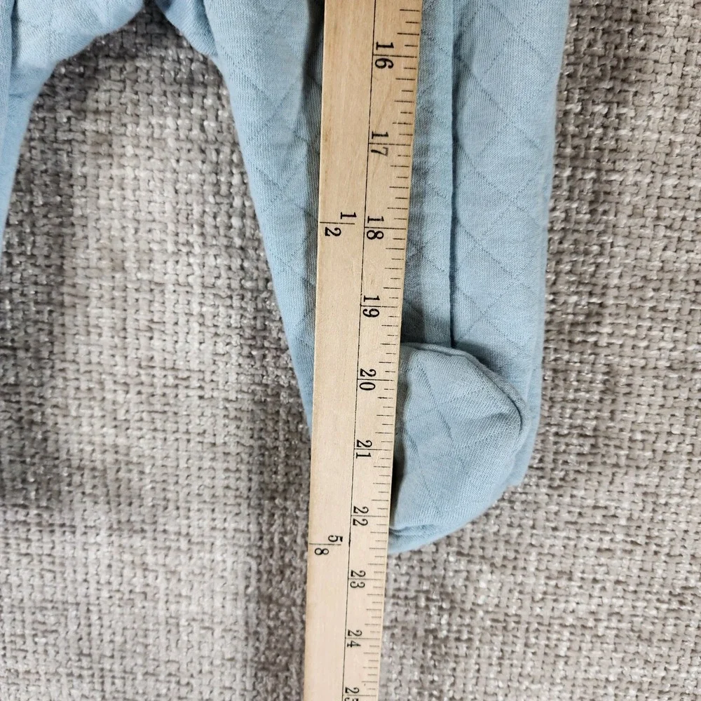Carters Soft Blue Quilted Snowsuit Winter Outerwear Size 6 Months Hooded NWT